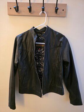 Genuine Leather Bomber Jacket